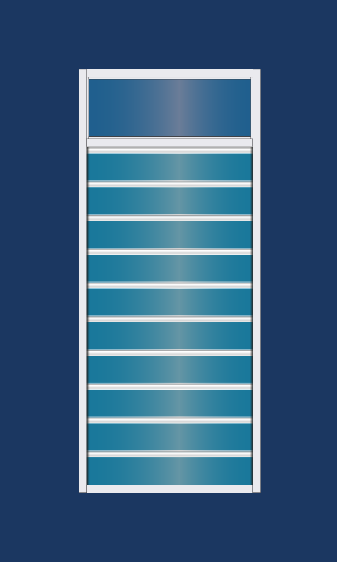 Ventana de Seguridad Old San Juan Lama 4 Cristal Blue Green