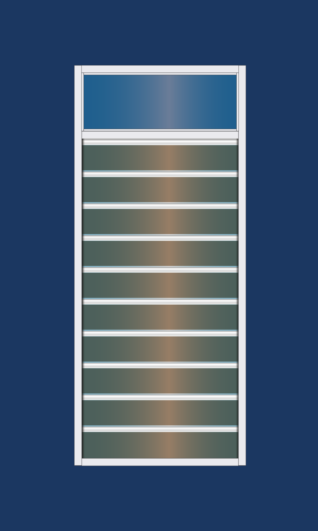 Ventana de Seguridad Old San Juan Lama 4 Cristal Bronce